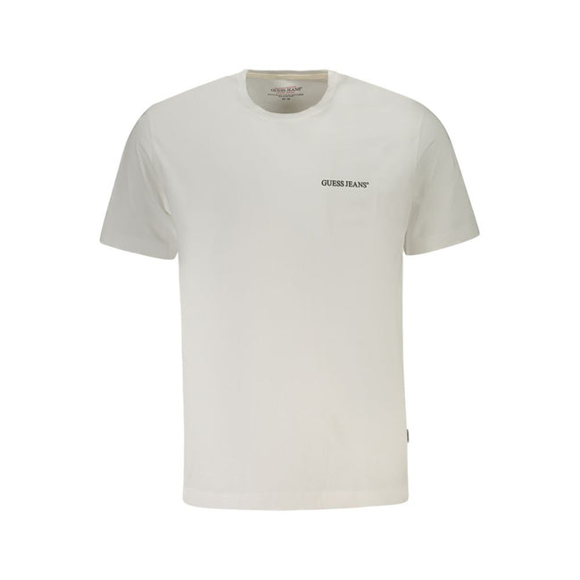 Guess Jeans Bianco Baumwoll-T-Shirt für Herren