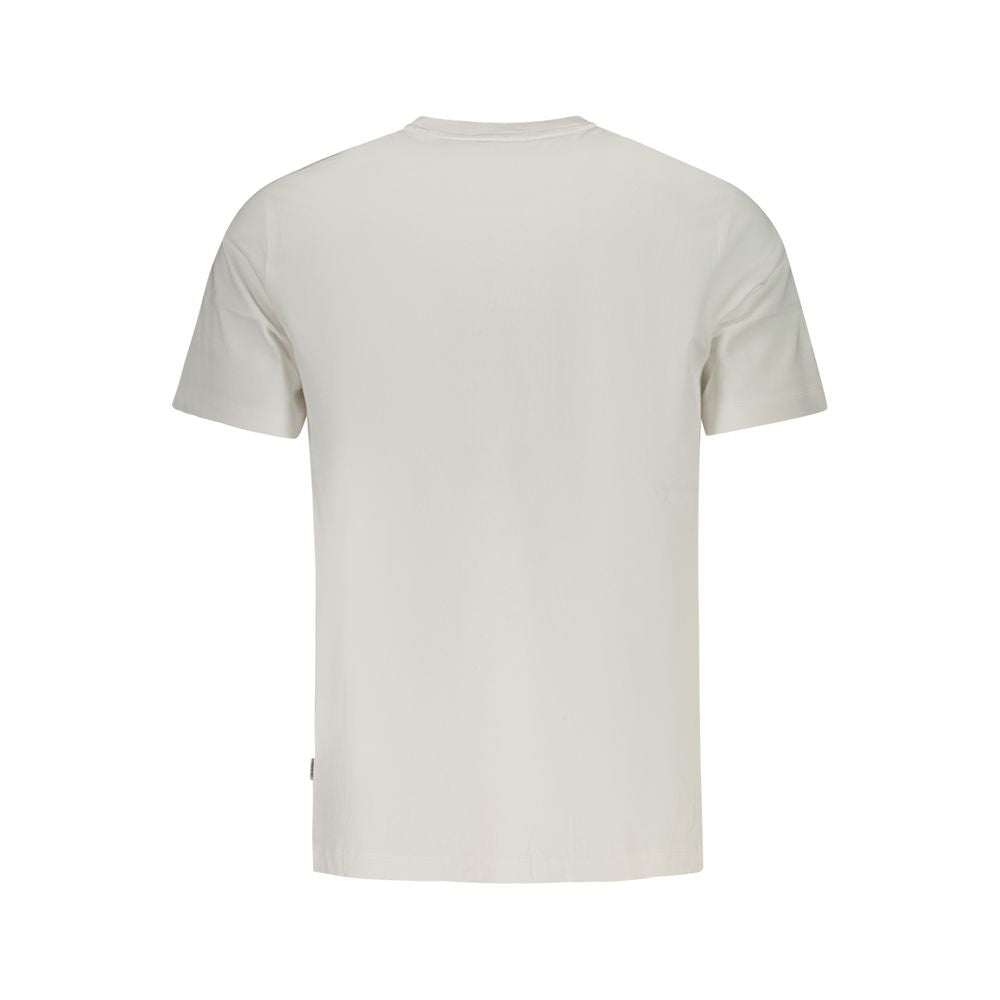 Guess Jeans Men's White Cotton T-Shirt