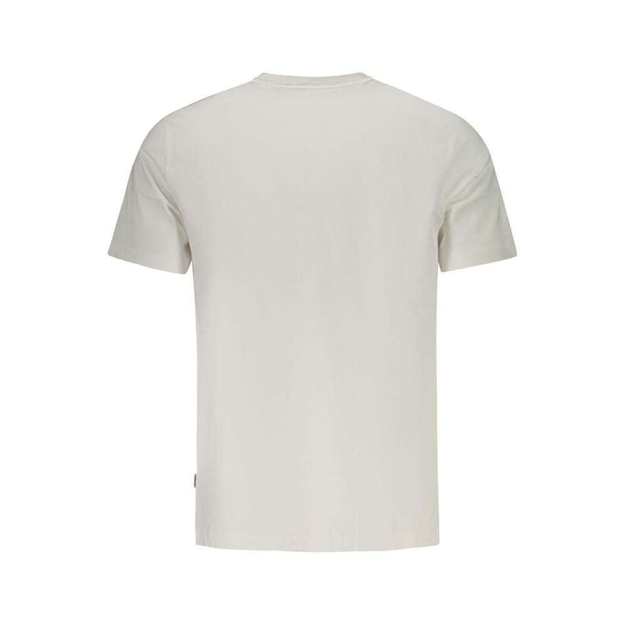 Guess Jeans Men's White Cotton T-Shirt