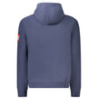 Norway 1963 Blauer Polyester Herren-Kapuzenpullover