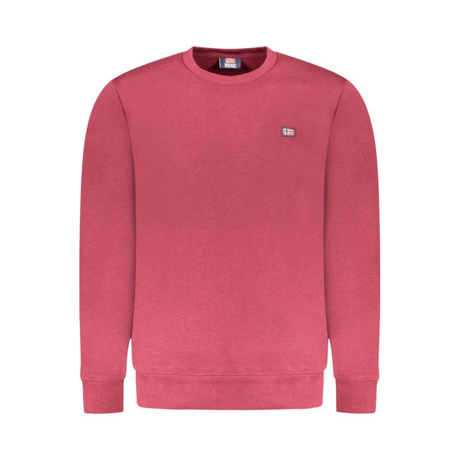 Norway 1963 Rotes Herren-Sweatshirt aus Baumwolle