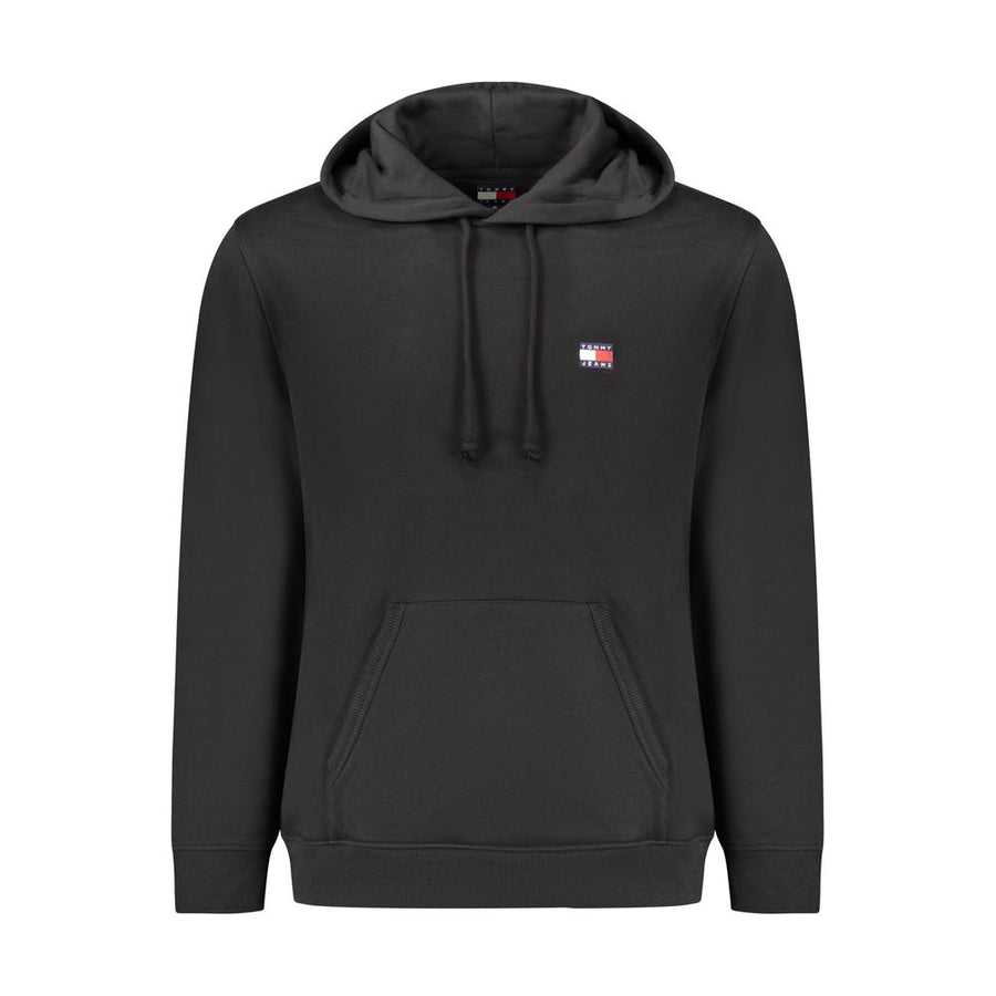 Tommy Hilfiger Schwarzer Herren-Hoodie aus Baumwolle