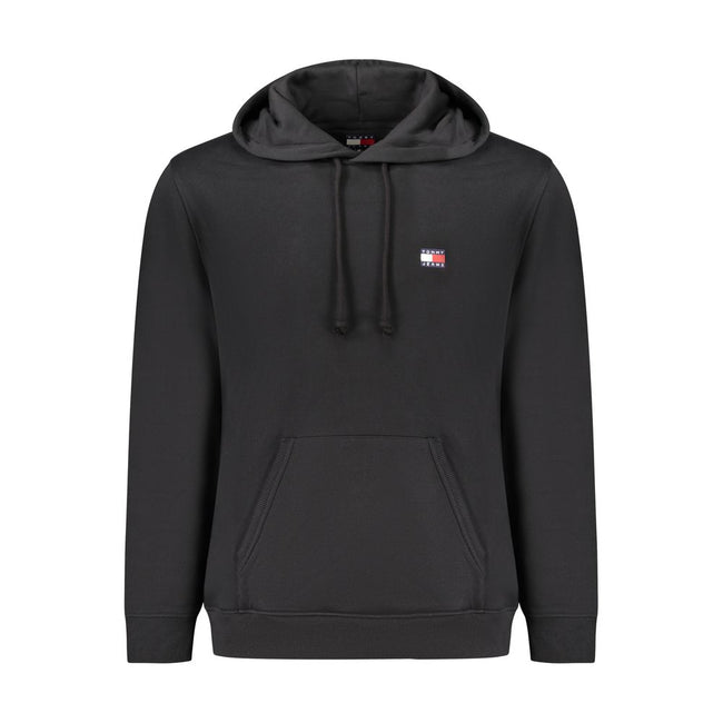Tommy Hilfiger Schwarzer Herren-Hoodie aus Baumwolle