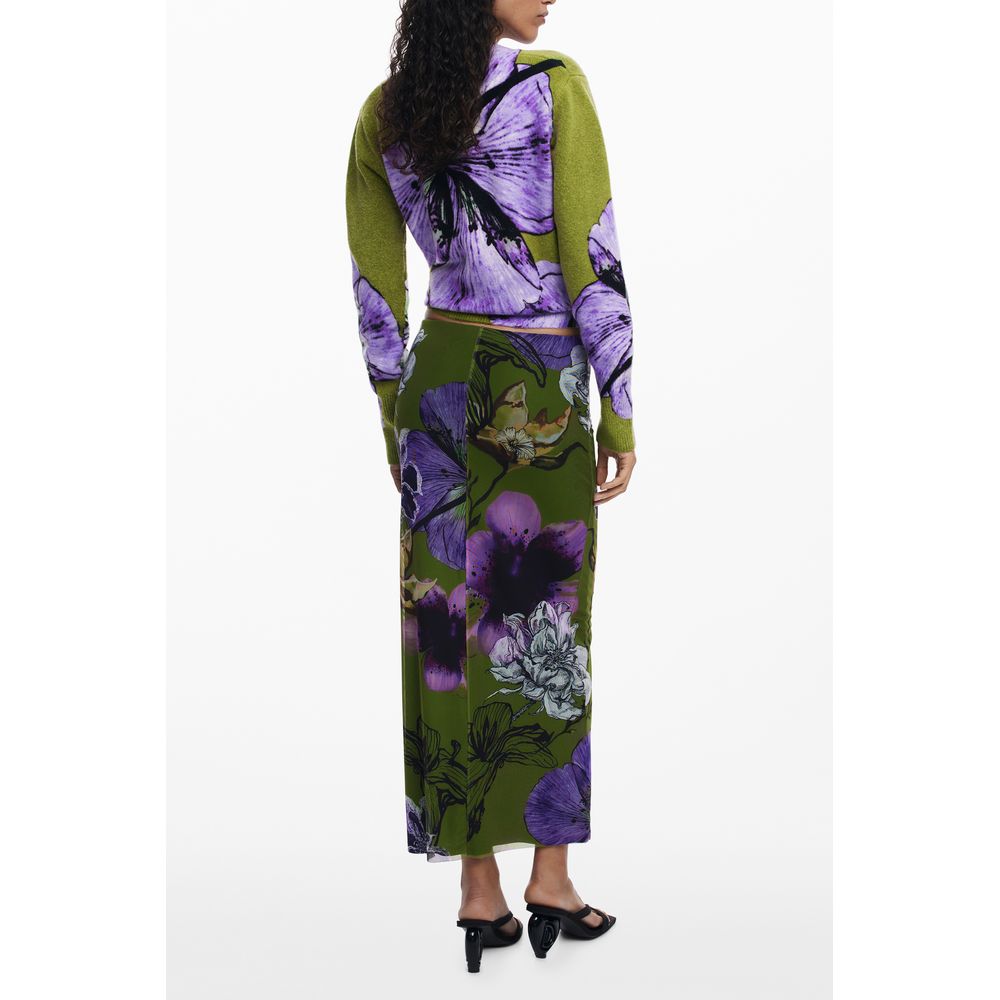 Desigual Green Polyester Women's Skirt