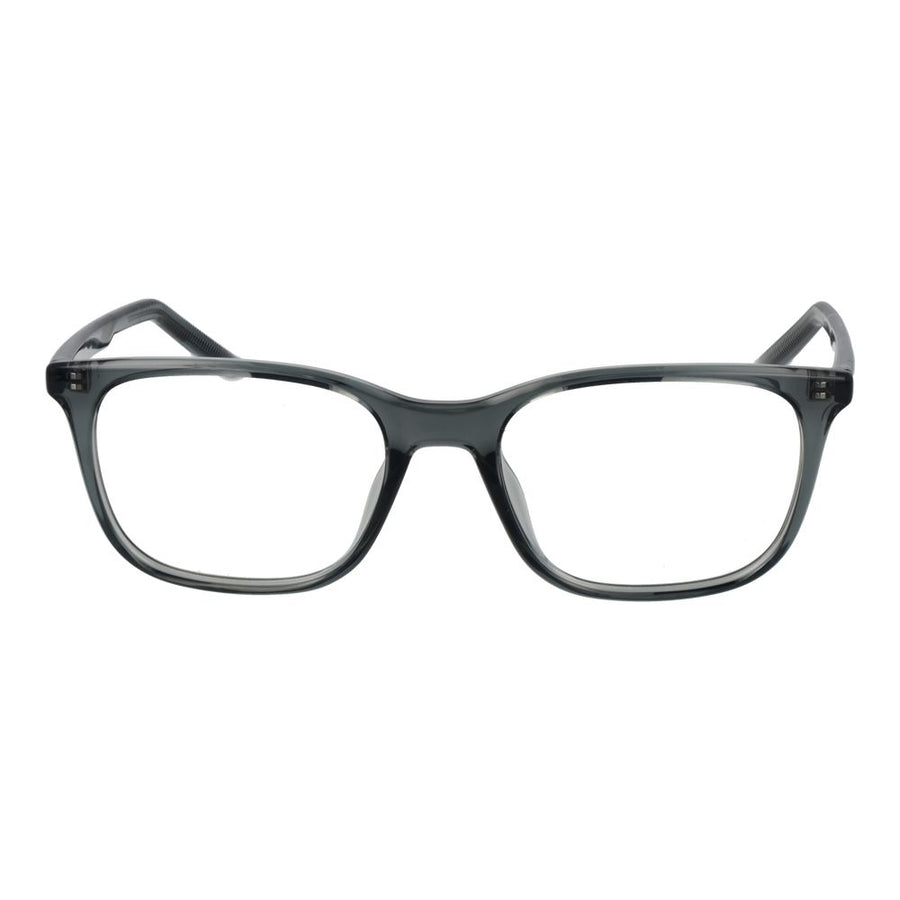 Nike Grey and Silver Stainless Steel Eyeglass Frames