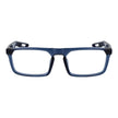 Nike Blaue Brille aus Edelstahl (Gestell)
