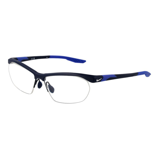 Nike Blaue Brille aus Edelstahl (Fassung)