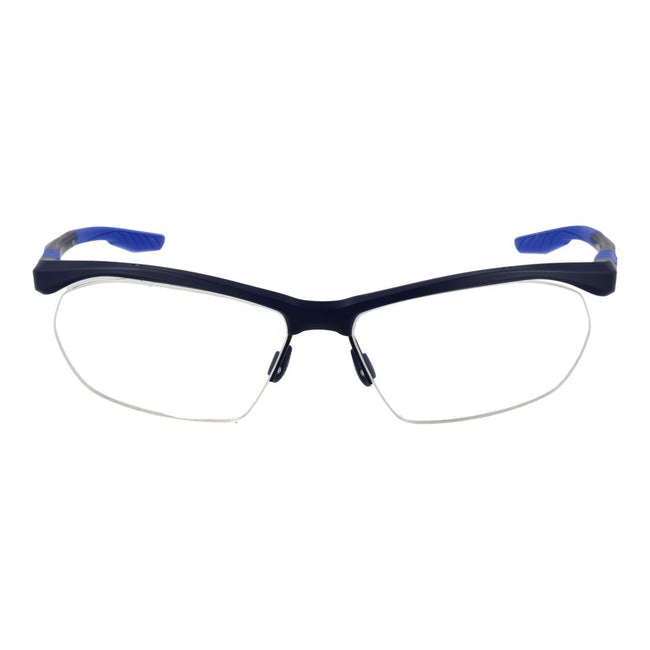 Nike Blaue Brille aus Edelstahl (Fassung)