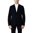 Armani Exchange Blauer Baumwollblazer