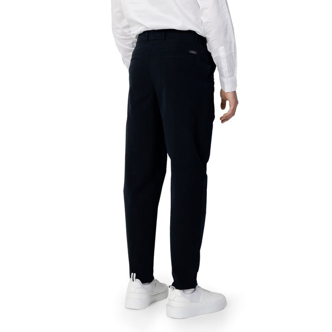Armani Exchange Blaue Baumwoll-Freizeithose