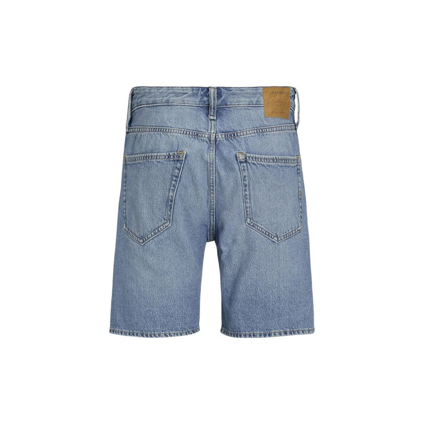 Jack Jones Blaue Baumwoll-Bermudashorts