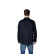 Armani Exchange Blaues Leinenhemd