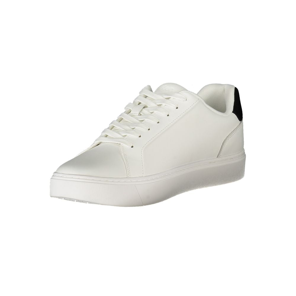 Calvin Klein White Polyurethane Men's Sneaker