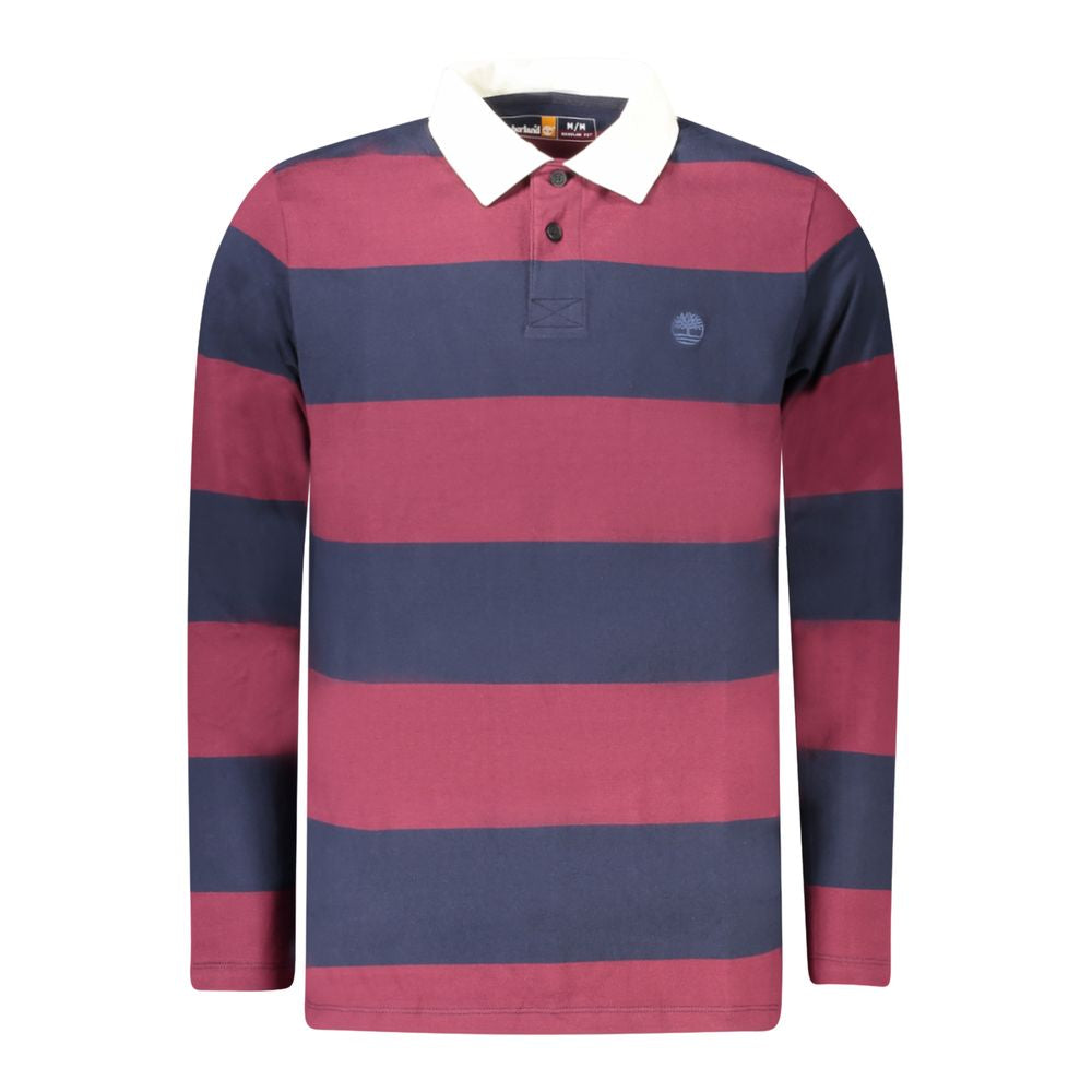 Timberland Men's Red Cotton Polo Shirt