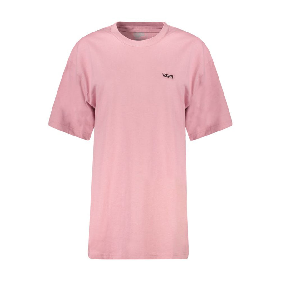 Vans Women's Pink Cotton T-Shirt