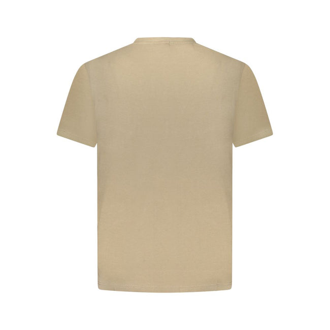 Napapijri Braunes Baumwoll-T-Shirt für Männer