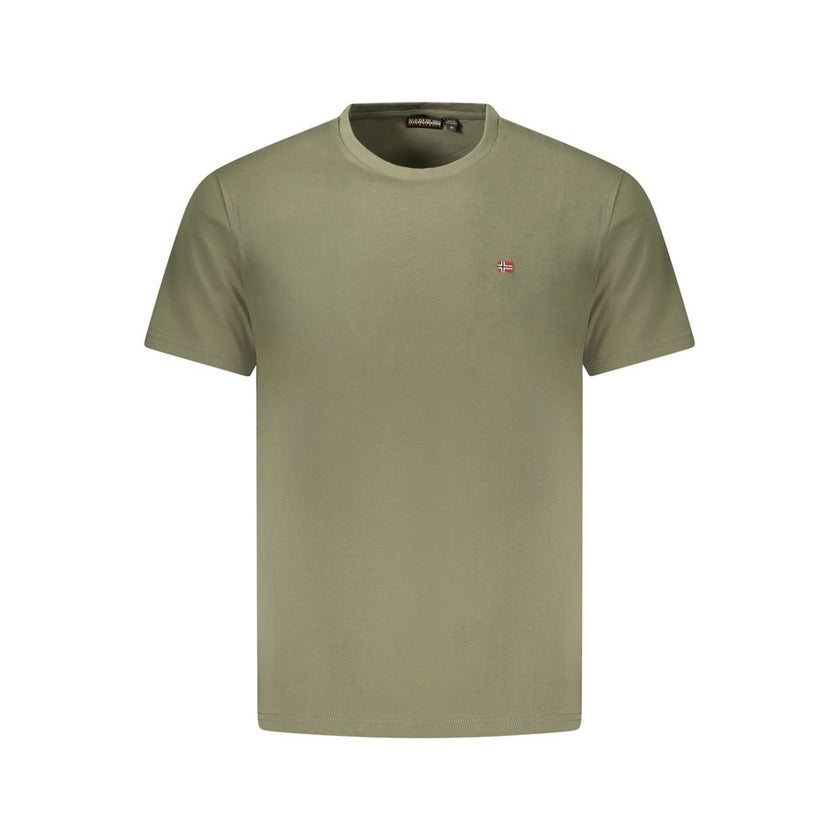 Napapijri Verde Baumwoll-T-Shirt für Herren