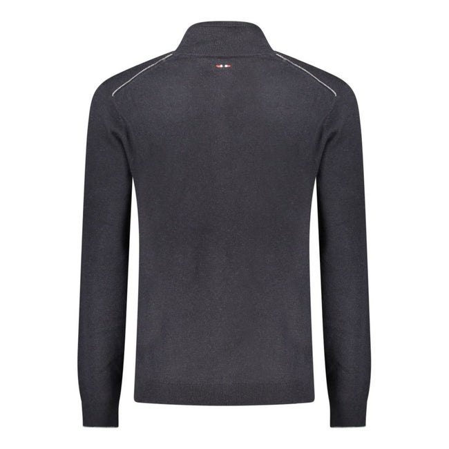 Napapijri Schwarzer Pullover aus Wolle für Männer