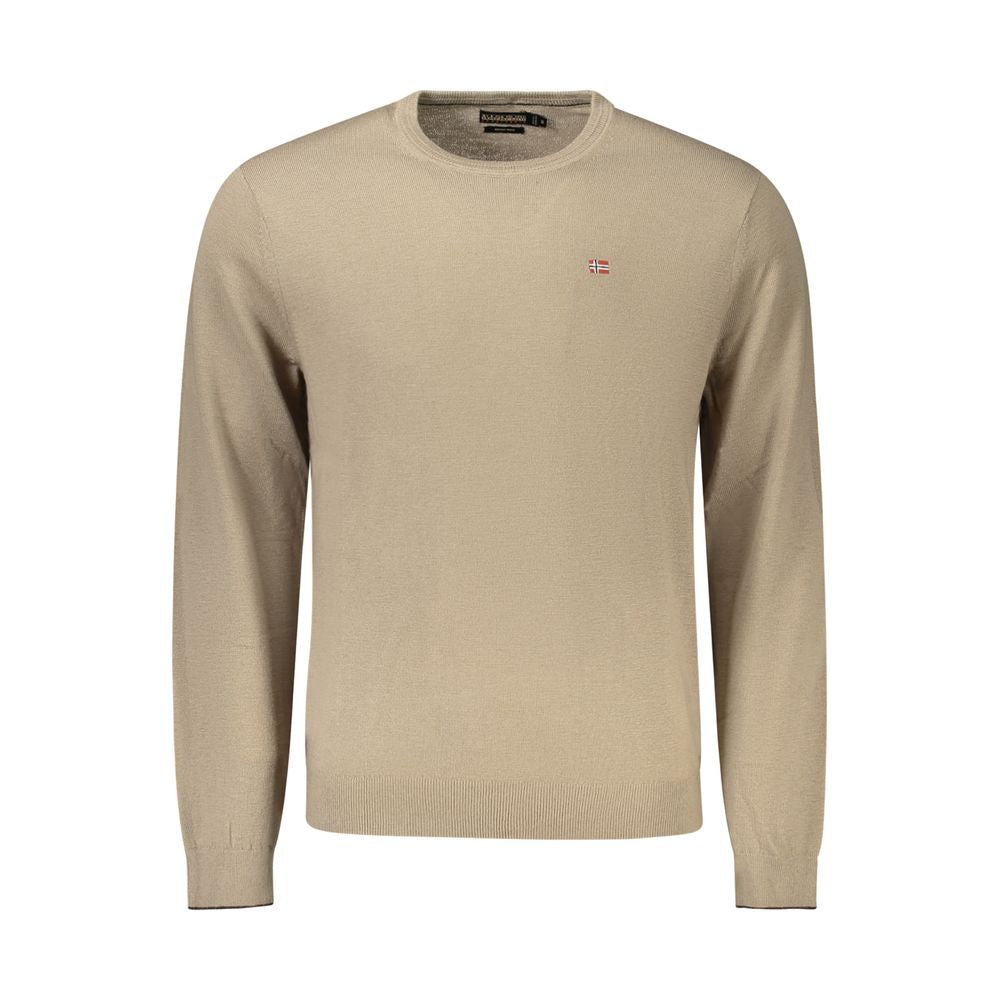 Napapijri Brauner Pullover aus Wolle für Männer
