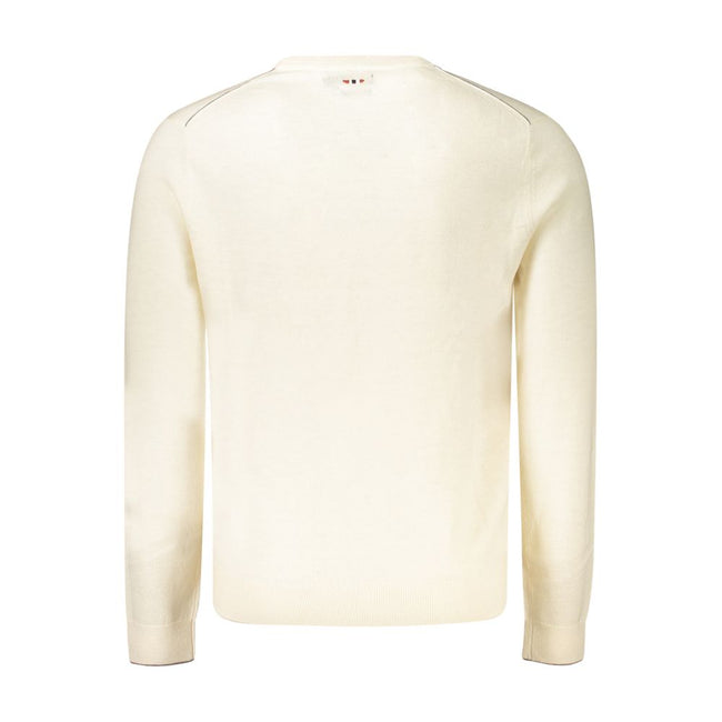 Napapijri Weißer Pullover aus Wolle für Männer