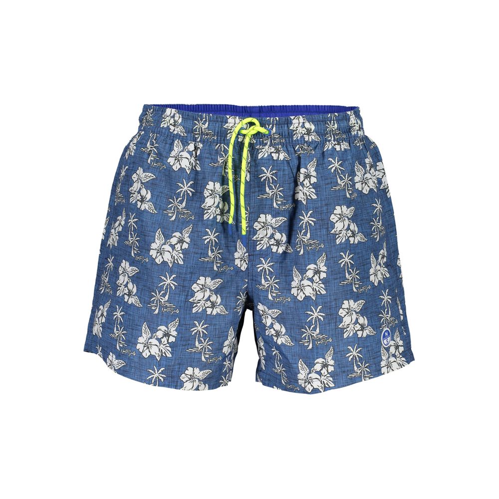North Sails Blu Polyester Herren Badeshorts