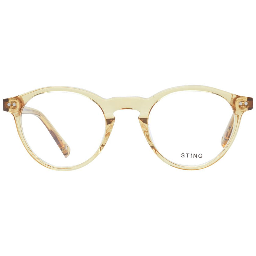 Sting Eyeglasses Frame in Brown Acetate and Plastic