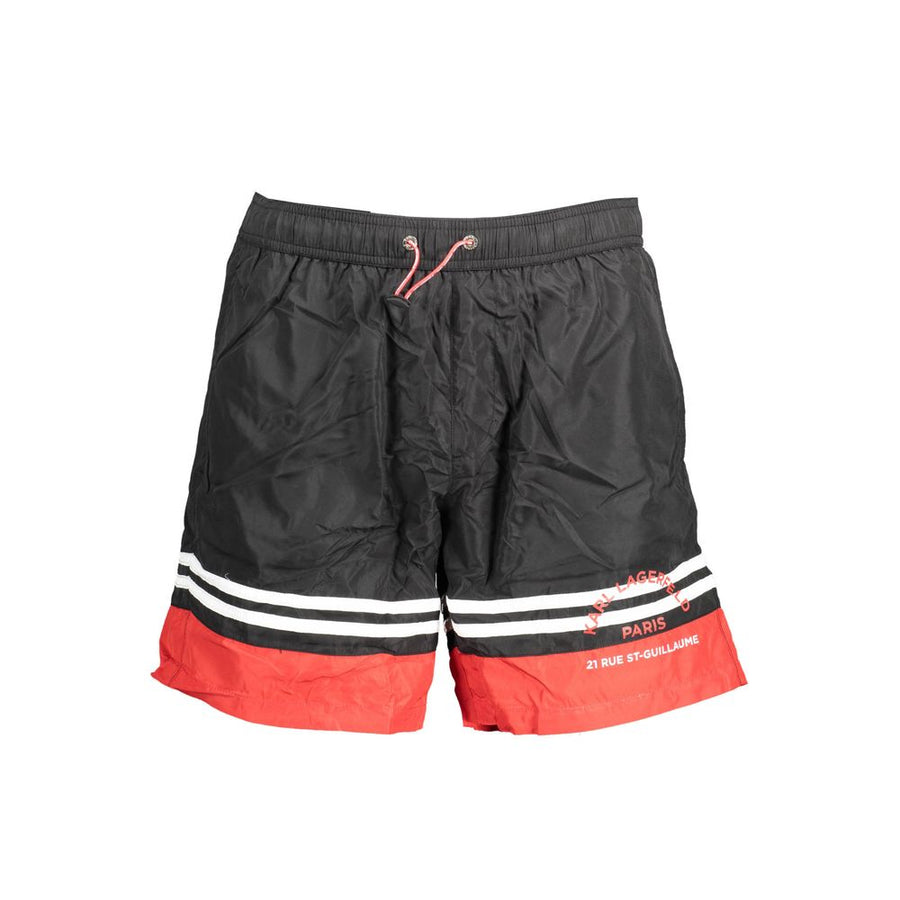 Karl Lagerfeld Schwarze Polyester-Badebekleidung