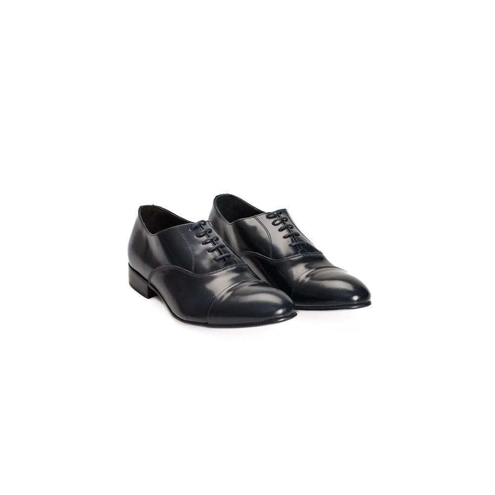 Roberto Pepe Luxury Blue Calfskin Men's Loafers
