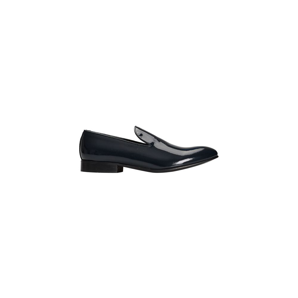 Roberto Pepe Luxury Blaue Kalbsleder Herren Loafer