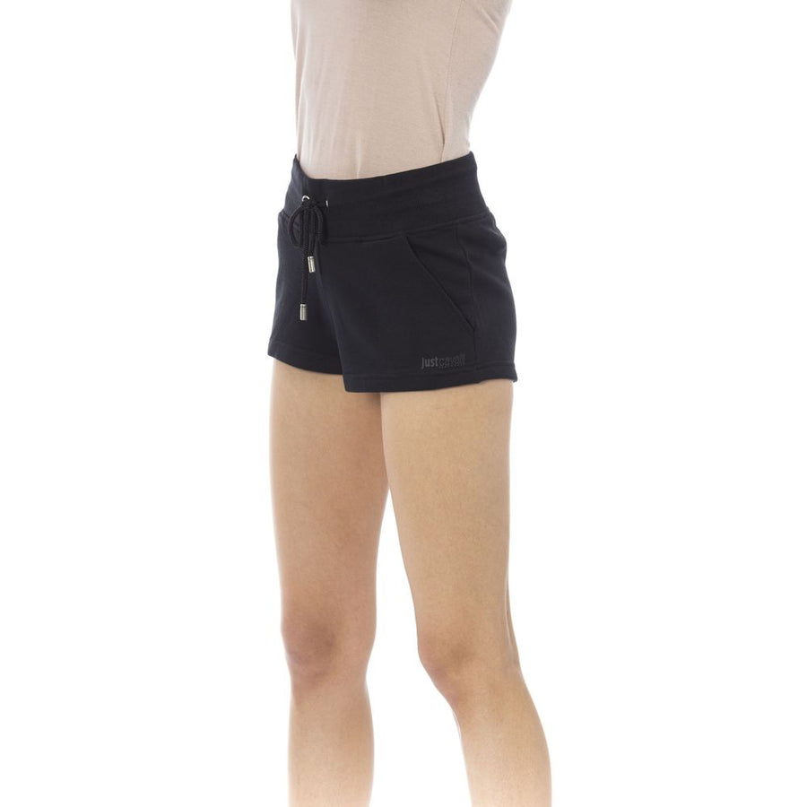 Just Cavalli Women's Black Cotton Shorts