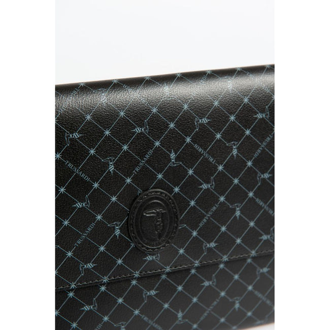 Trussardi Schwarze Polyester Clutch für Herren