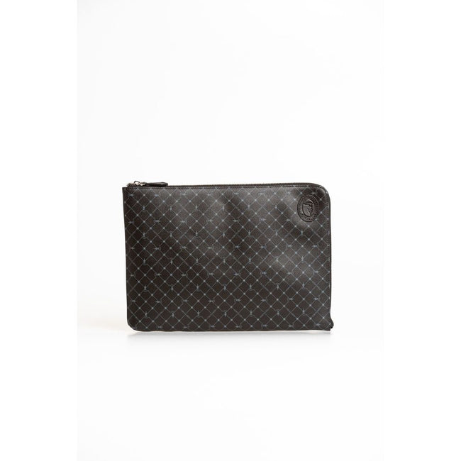 Trussardi Schwarze Leder-Clutch für Herren