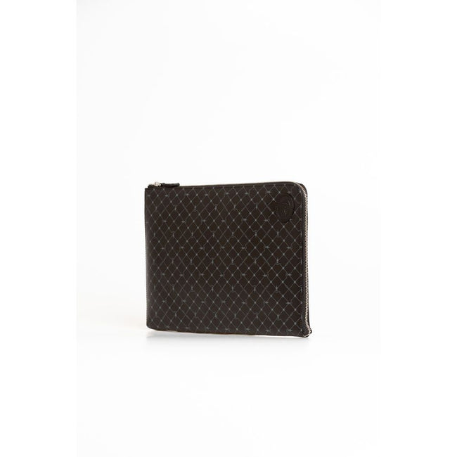 Trussardi Schwarze Leder-Clutch für Herren