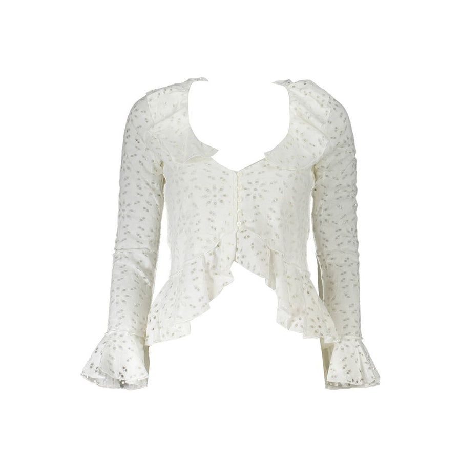Desigual White Cotton Shirt