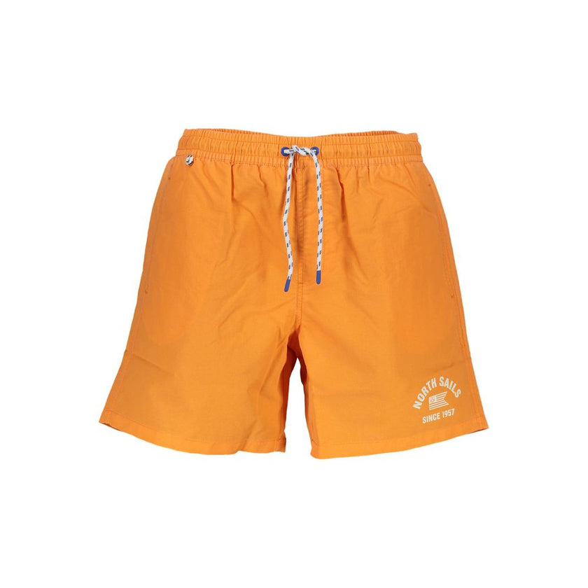 North Sails Orangefarbene Polyester-Badebekleidung