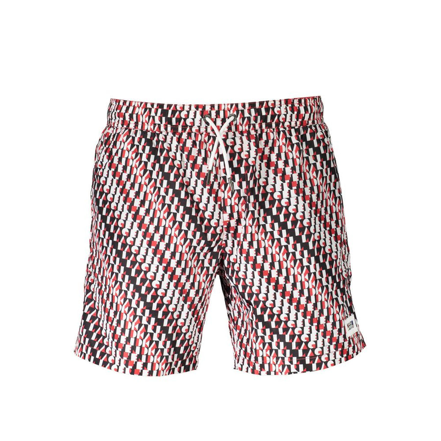 Karl Lagerfeld Men's Black Polyester Swim Shorts