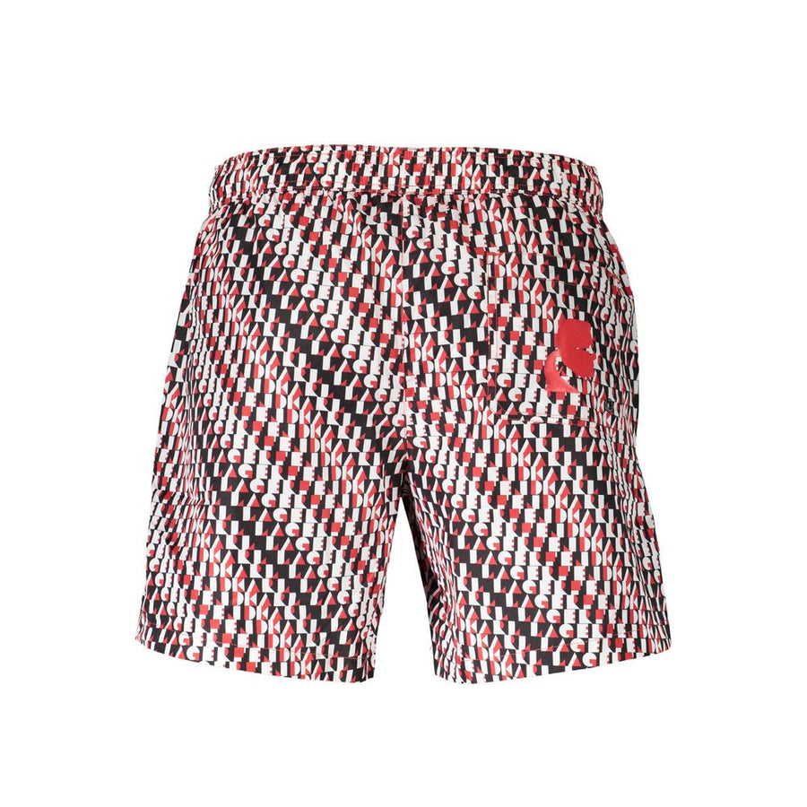 Karl Lagerfeld Men's Black Polyester Swim Shorts