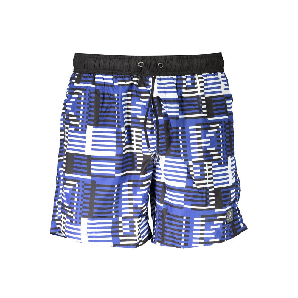 Karl Lagerfeld Blue Polyester Men's Swim Shorts