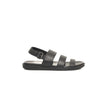 Cerruti 1881 Schwarze Sandalen aus Rindsleder für Herren