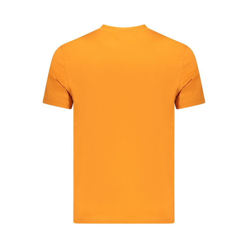 Napapijri Arancione Baumwoll-T-Shirt für Herren