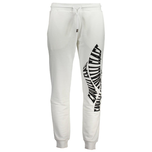 Cavalli Class Weiße Baumwollhose