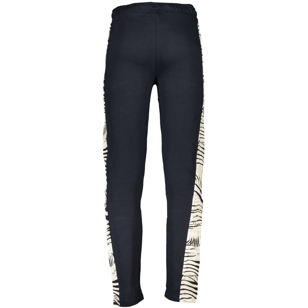 Cavalli Class Blue Cotton Trousers