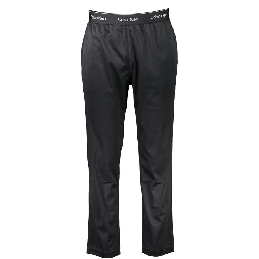 Calvin Klein Black Polyester Trousers