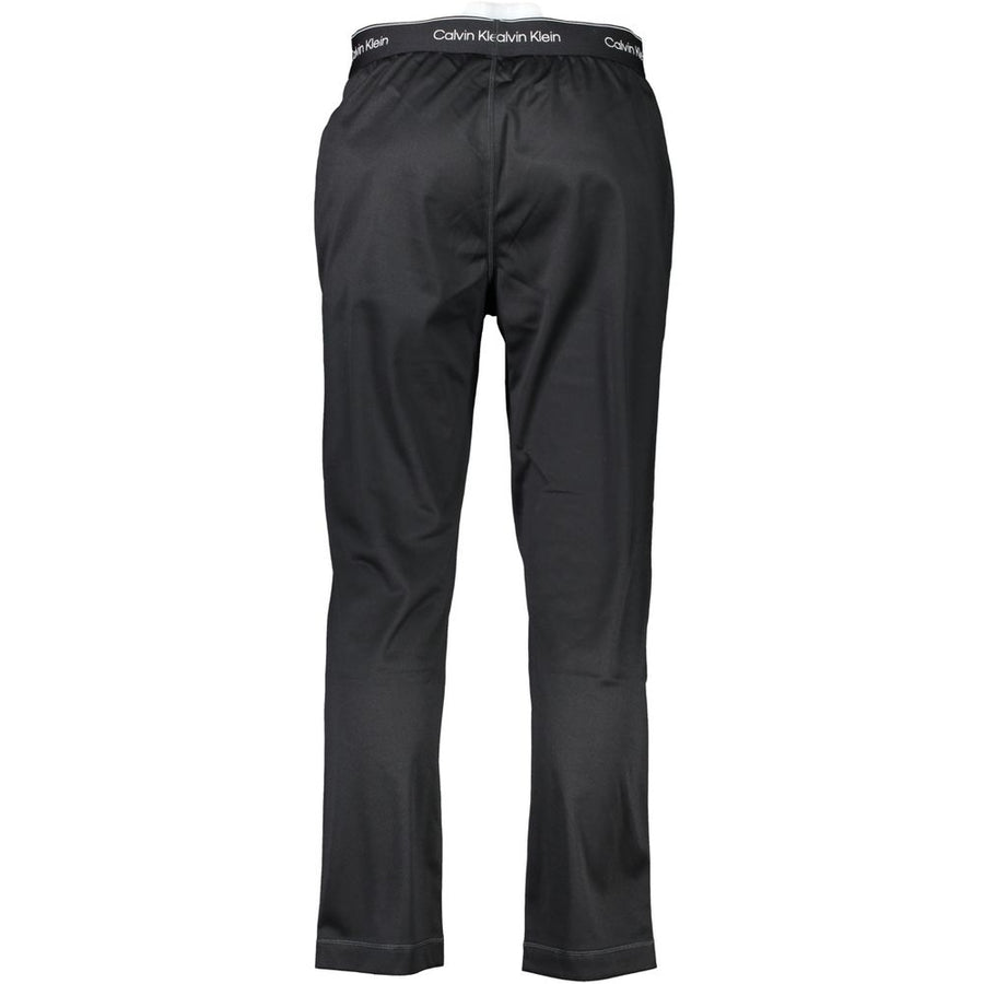Calvin Klein Black Polyester Trousers