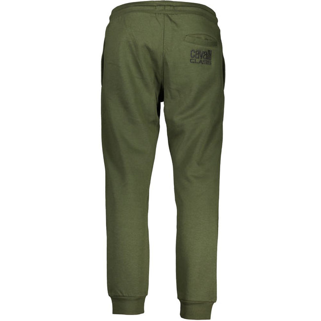 Cavalli Class Grüne Baumwollhose