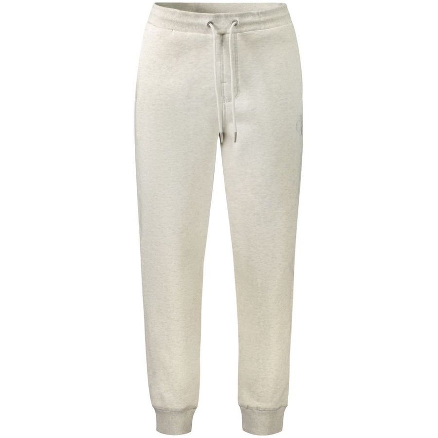 Calvin Klein Grey Cotton Trousers
