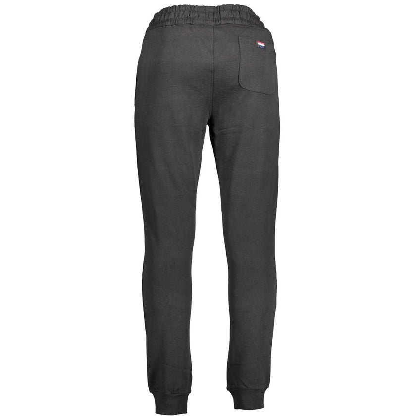 U.S. POLO ASSN. Schwarze Baumwollhose