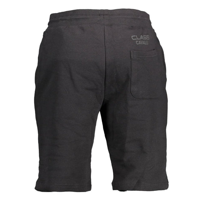 Cavalli Class Schwarze Baumwoll-Sweatpant für Herren