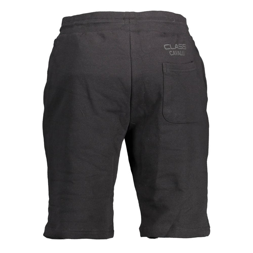 Cavalli Class Schwarze Baumwoll-Sweatpant für Herren