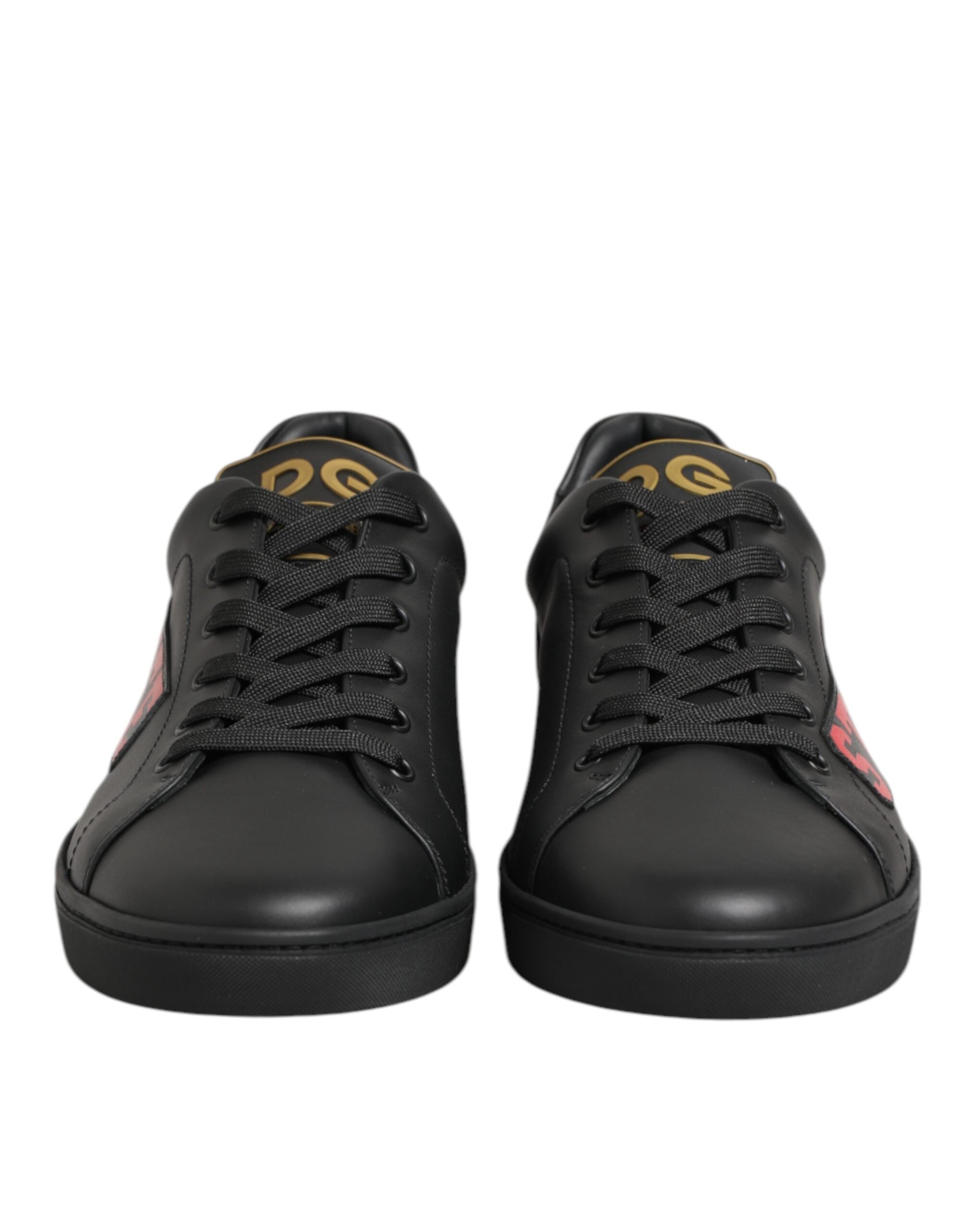 Dolce & Gabbana Schwarze Street Life Low Top Herren-Sneaker